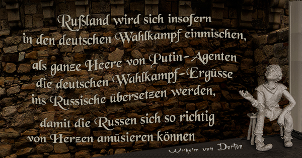 Russland und der deutsche Wahlkampf