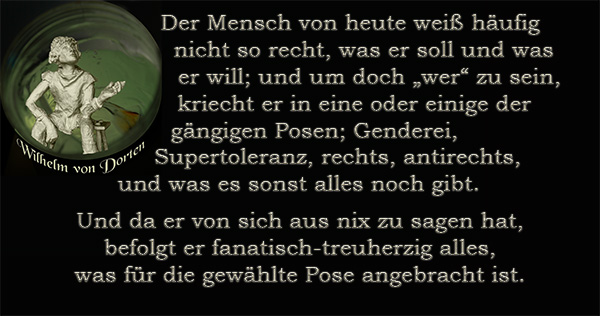 Seinersetzende Pose