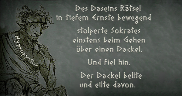 Sokrates und der Dackel