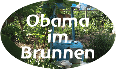 Obama im Brunnen