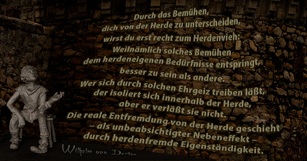 Ehrgeiz als Verherdungsfaktor