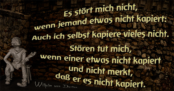 Verstehen, ob man versteht