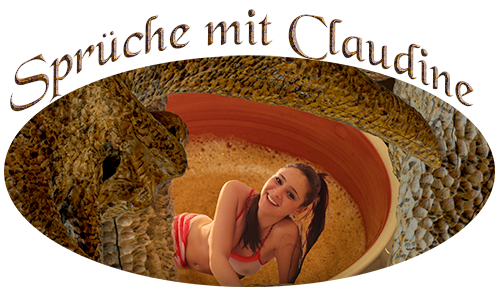 Sprüche mit Claudine