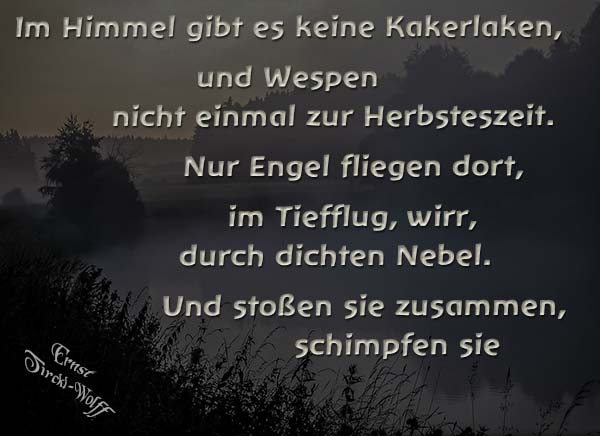 Über das himmlische Sein