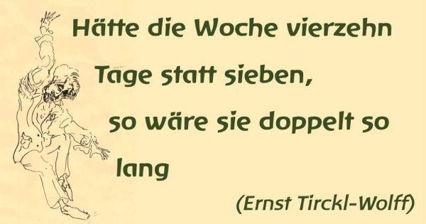 Die Länge der Woche